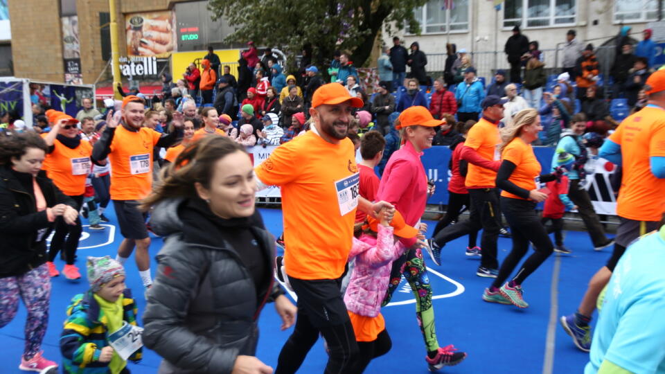 Ondrej Kandráč spolu s rodinou odbehol časť maratónu v Košiciach.