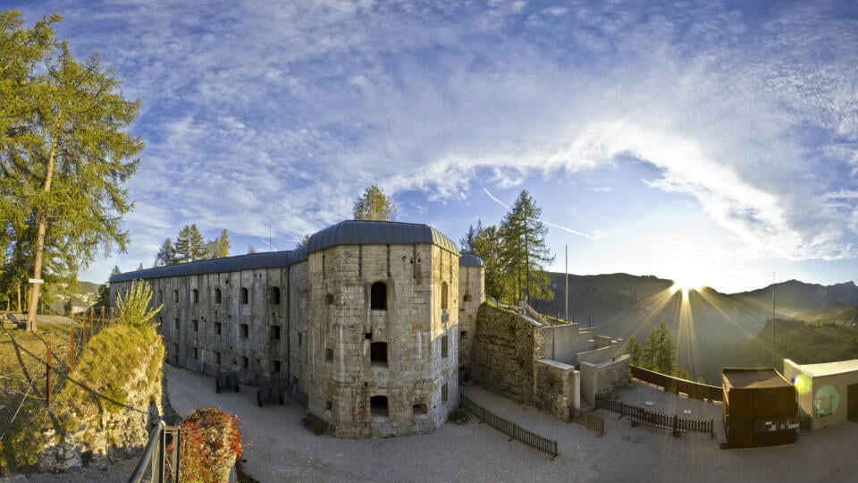 Rakúsko-habsburská pevnosť Forte Belvedere.