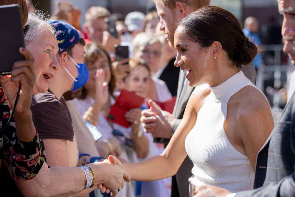 Princ Harry a Meghan Markle s fanúšikmi.
