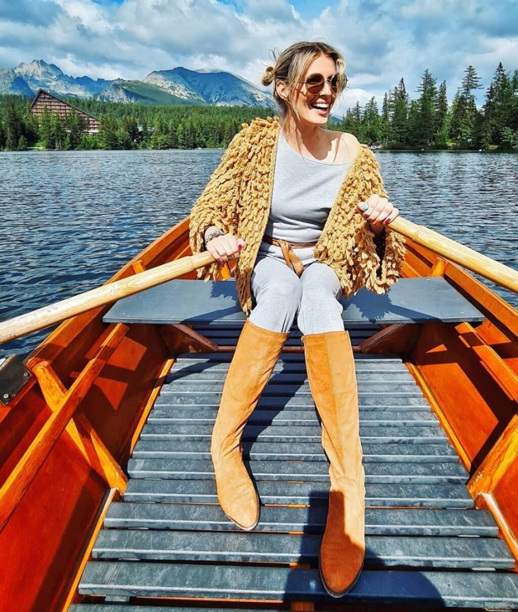 Miriam Kalisová na Štrbskom Plese.
