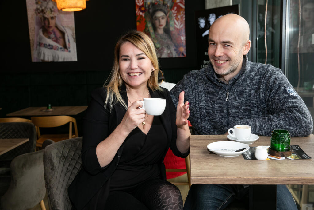 Zuzana Haasová s manželom.