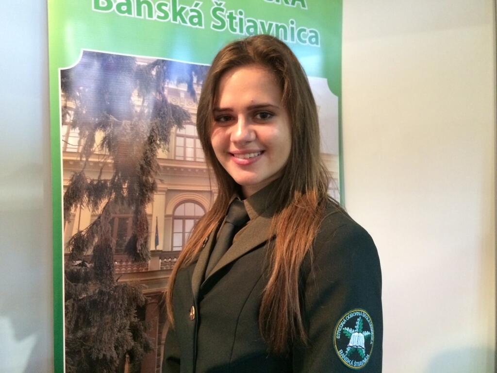 Magdaléna Garaiová je druháčka na SOŠL v Banskej Štiavnici.
