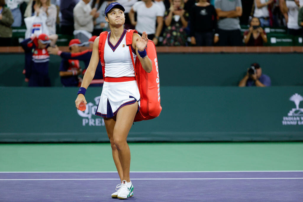 Emma Raducanová skončila v Indian Wells hneď po prvom zápase.
