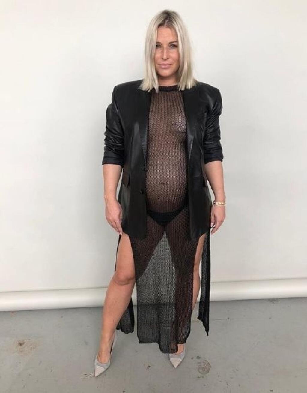 Cibulková aj počas tehotenstva dráždila fantáziu fanúšikov. Tento outfit vyvolal búrlivé diskusie.