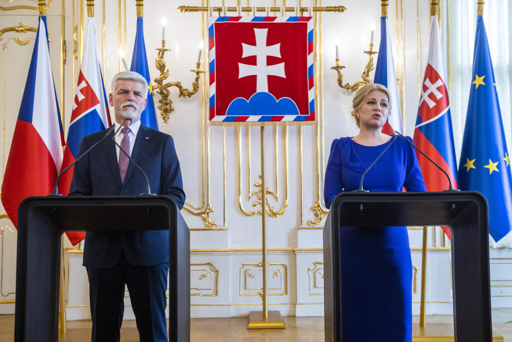 Nový český prezident Petr Pavel na návšteve Slovenska