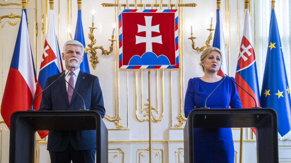 Nový český prezident Petr Pavel na návšteve Slovenska