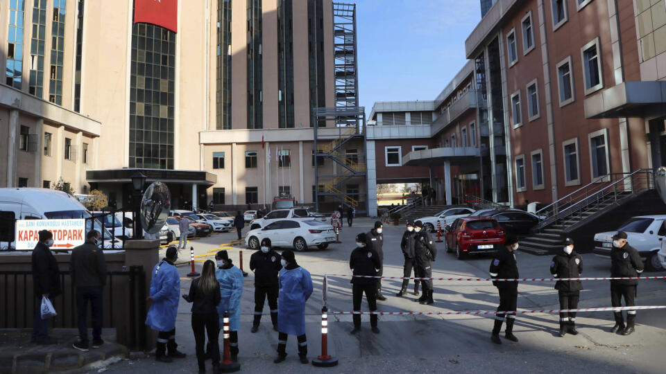 Fire in a hospital in Turkey 