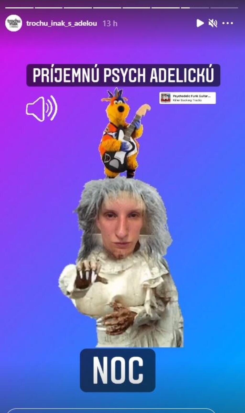 Adela Vinczeová je závislá na vtipných filtroch.