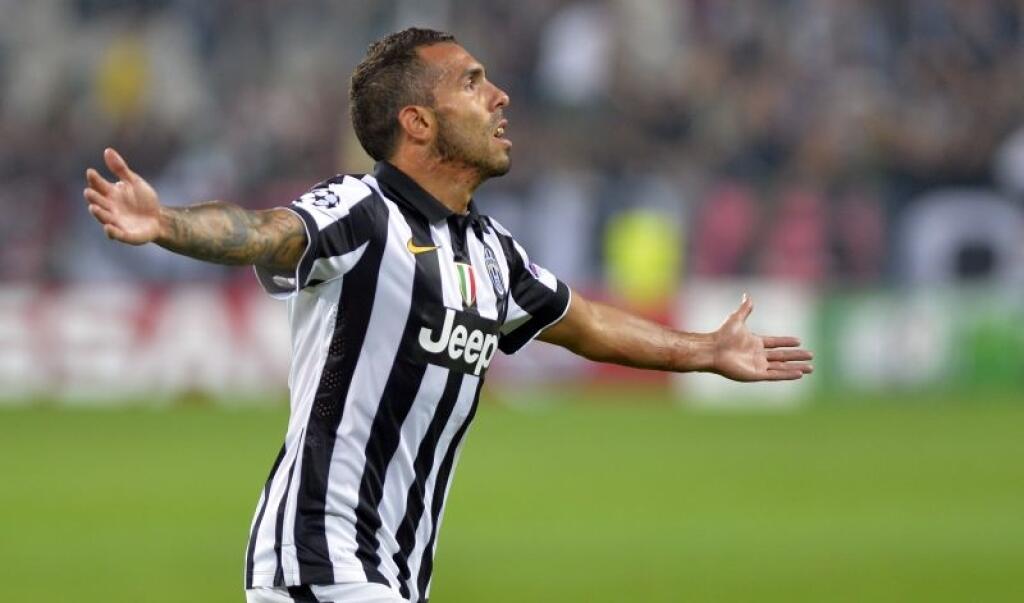 Carlos Tévez v drese Juventusu