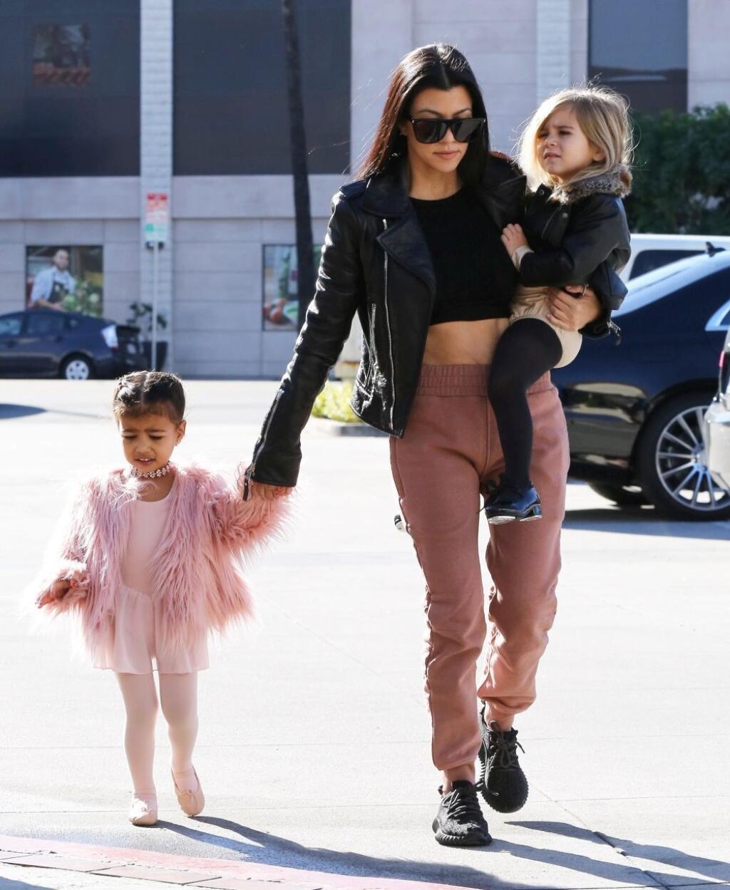 Kourtney Kardashian s deťmi.