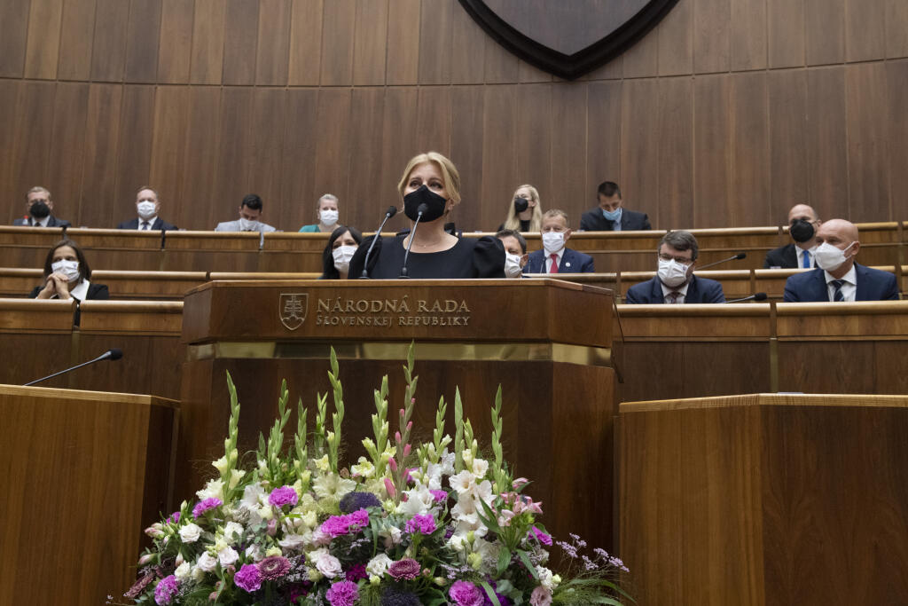 Prezidentka Zuzana Čaputová vystúpila v pléne so správou o stave republiky