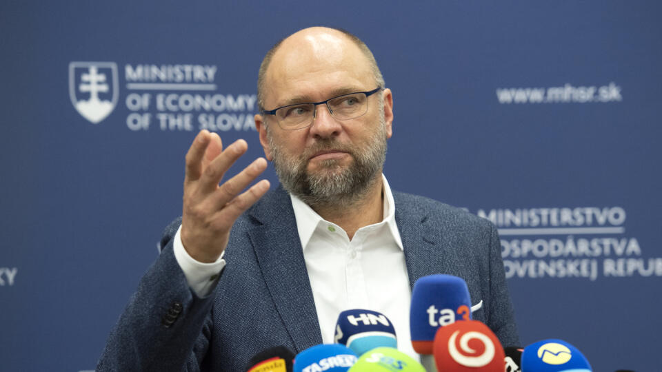 Minister hospodárstva SR Richard Sulík