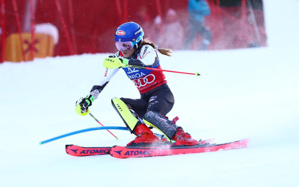 Suverénkou prvého kola sa stala Mikaela Shiffrinová,