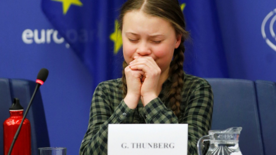 16-ročná švédska aktivistka Greta Thunberg