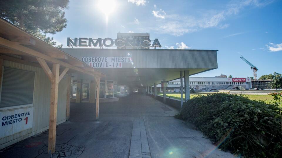 Centrálny príjimacie oddelenie nemocnice v bratislavskom Ružinove