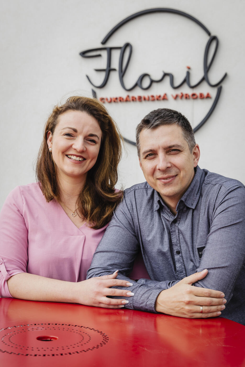 Manželia Beata a Tibor Liščíkovci z rodinnej firmy Floril