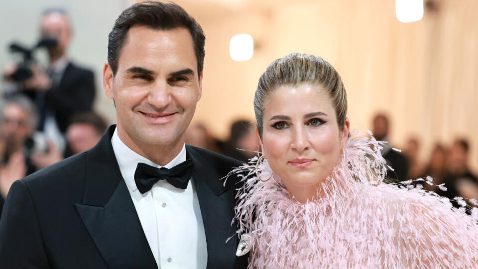 Manželia Roger a Mirka Federerovci