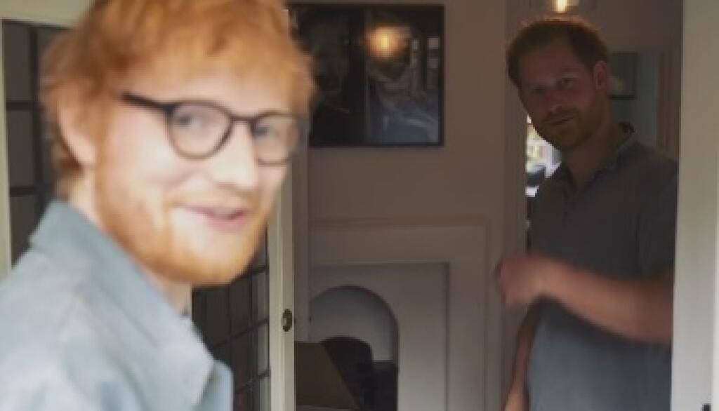 Princ Harry aj Ed Sheeran
