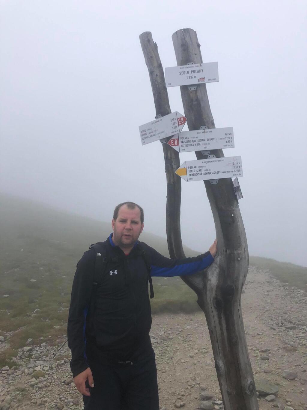 Martin Hujsa si v posledných rokoch obľúbil turistiku.