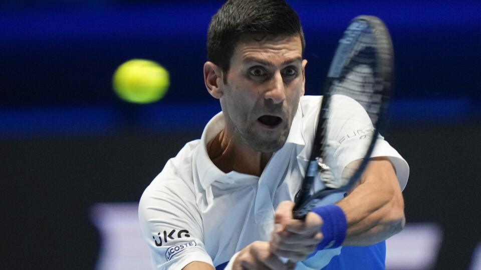 Srbský tenista Novak Djokovič.