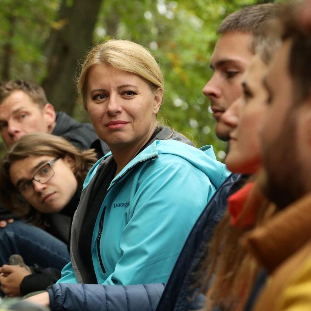 Zuzana Čaputová na stretnutí so študentami zo Spojenej školy Svätej Rodiny