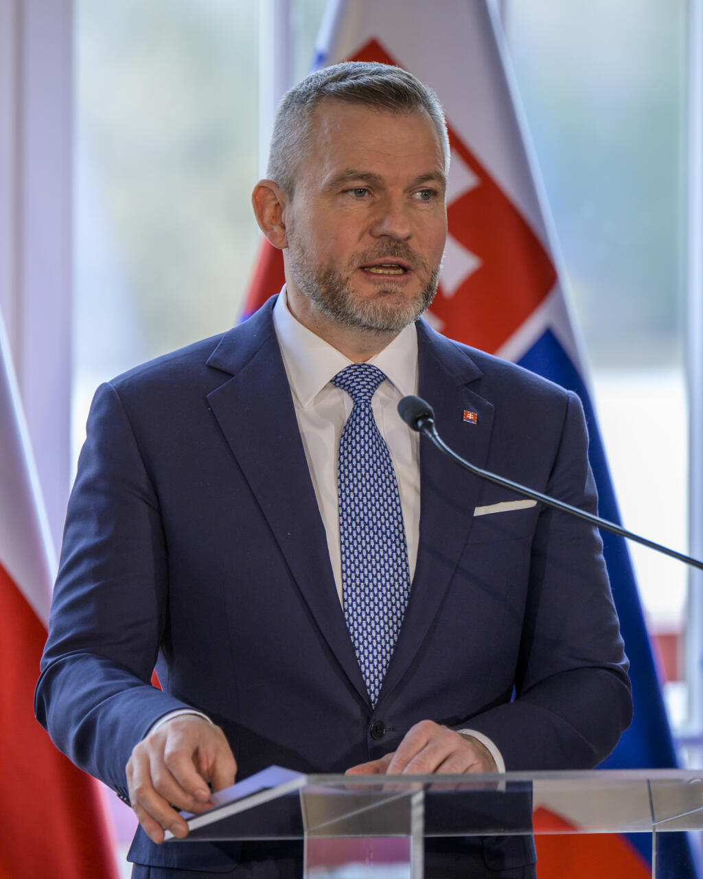 Na snímke slovenský prezident Peter Pellegrini