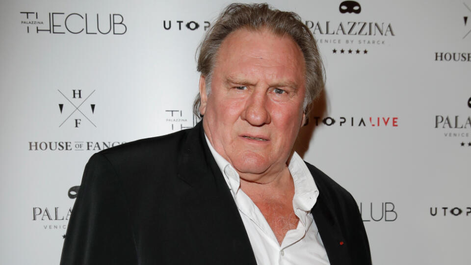 Gérard Depardieu na fotke z roku 2017