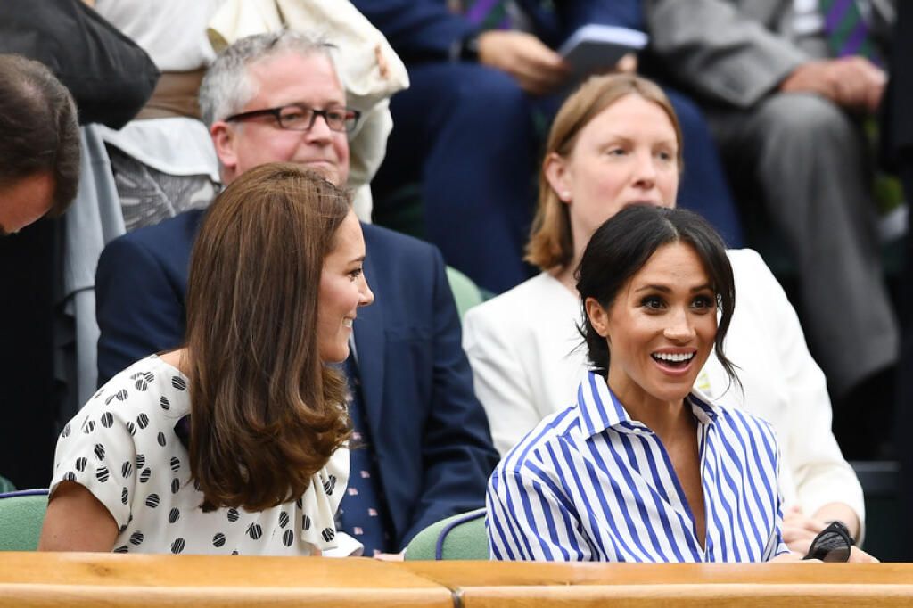 Vojvodkyňa Kate Middleton (36) s švagrinou Meghan Markle (36).