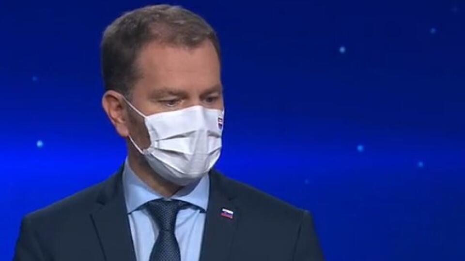 V markizáckych Televíznych novinách opäť mimoriadne vystúpil premiér SR Igor Matovič.