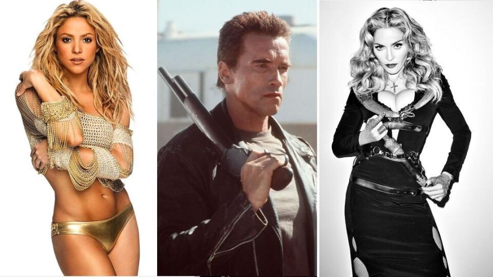 Shakira, Arnold Schwarzenegger, Madonna