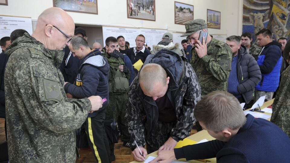 Mobilizácia mužov v Rusku.