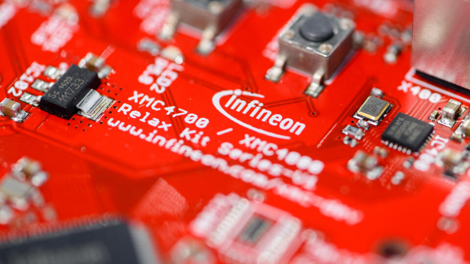 Nemecký výrobca čipov Infineon