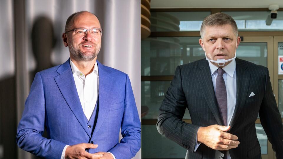 Richard Sulík a Robert Fico