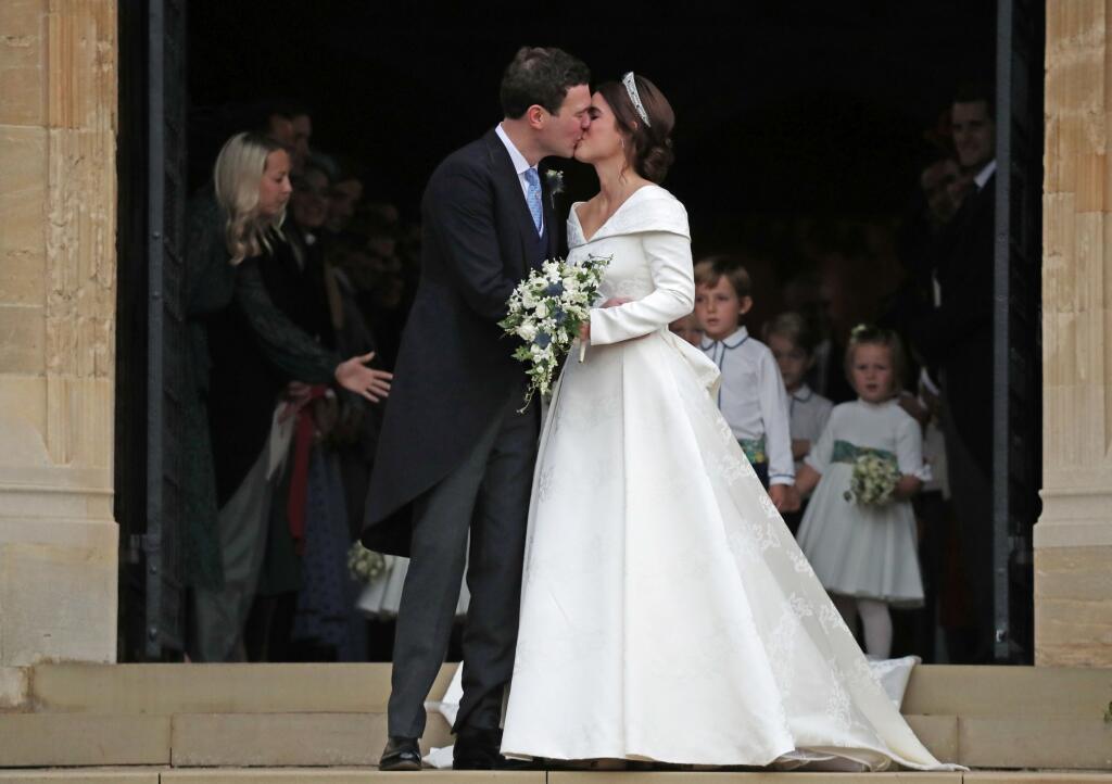 Svadba princeznej Eugenie a Jacka Brooksbanka.