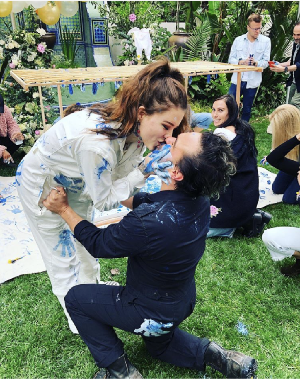 Johnny Galecki s bývalou partnerkou Alainou Meyer