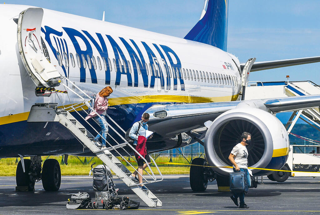 Prvý let spoločnosti Ryanair na novej leteckej linke z Košíc do Prahy a späť