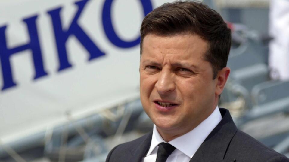 Prezident Ukrajiny Vladimír Zelenský
