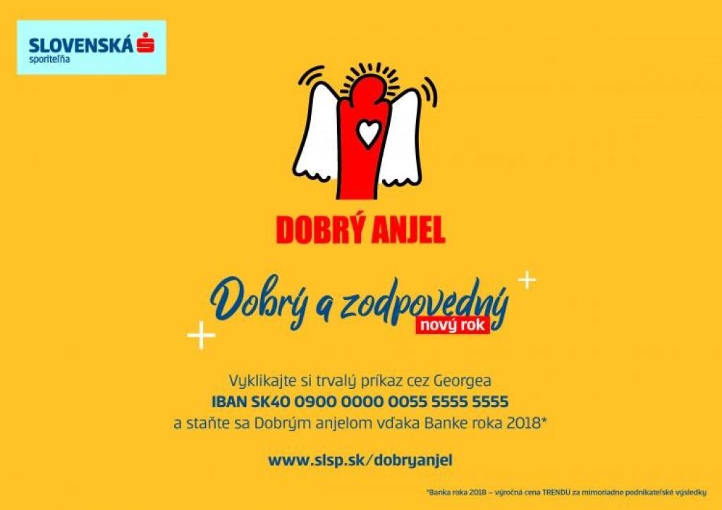 S Dobrým anjelom sa od nového roka spojila aj Slovenská sporiteľňa