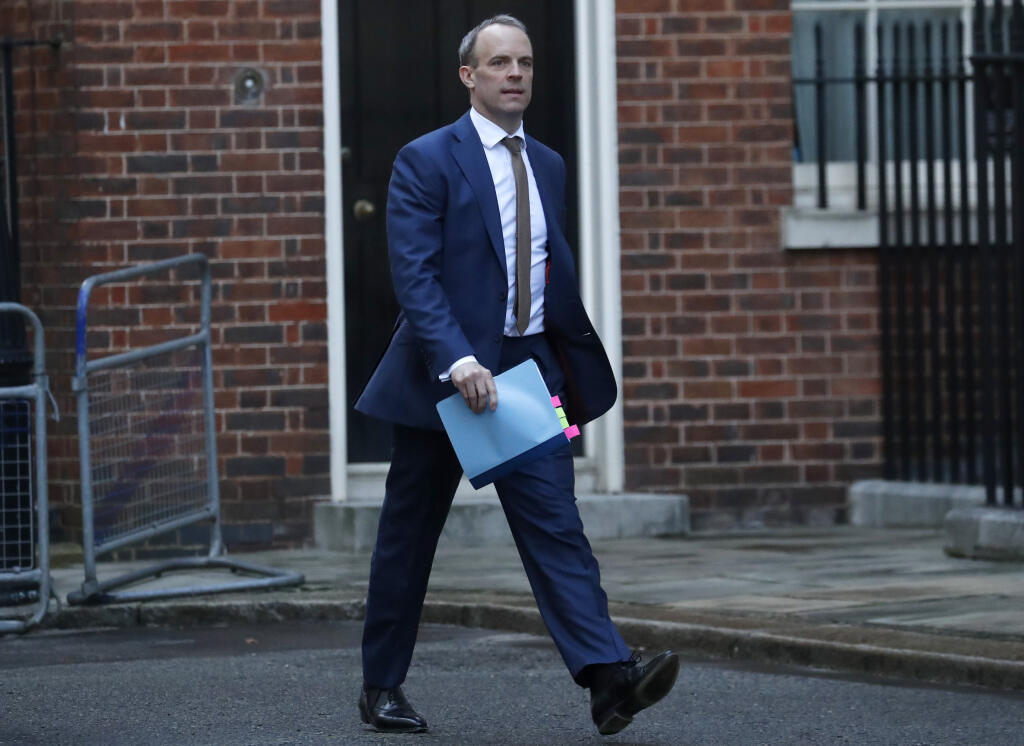 Doterajší britský minister zahraničných vecí Dominic Raab