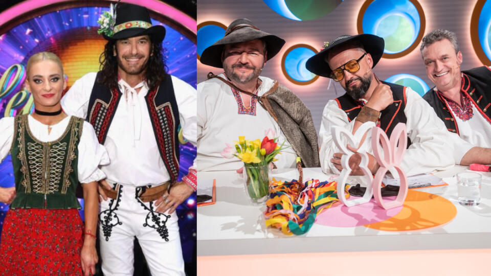 Zľava: Účinkujúci v tanečnej súťaži Let´s dance a Inkognito
