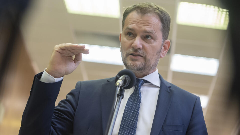 Na snímke podpredseda vlády SR a minister financií Igor Matovič (OĽaNO) počas tlačovej konferencie po 99. rokovaní vlády 2. septembra 2022 v Bratislave. FOTO TASR - Martin Baumann