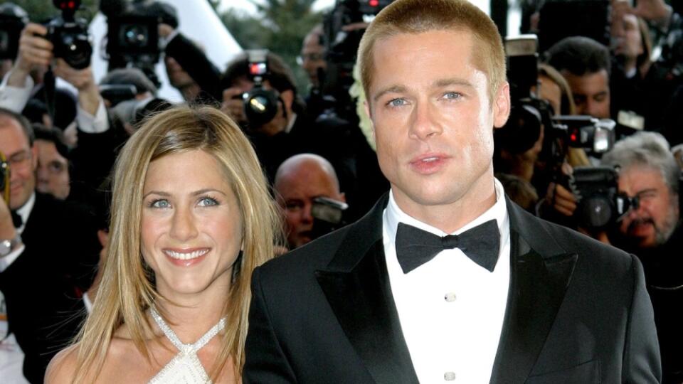 Jennifer Aniston a Brad Pitt