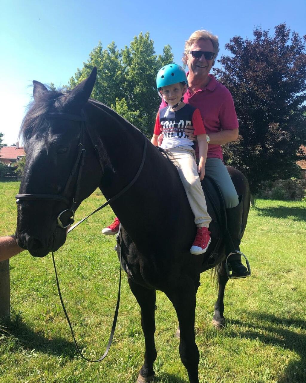 Maroš Kramár so synom