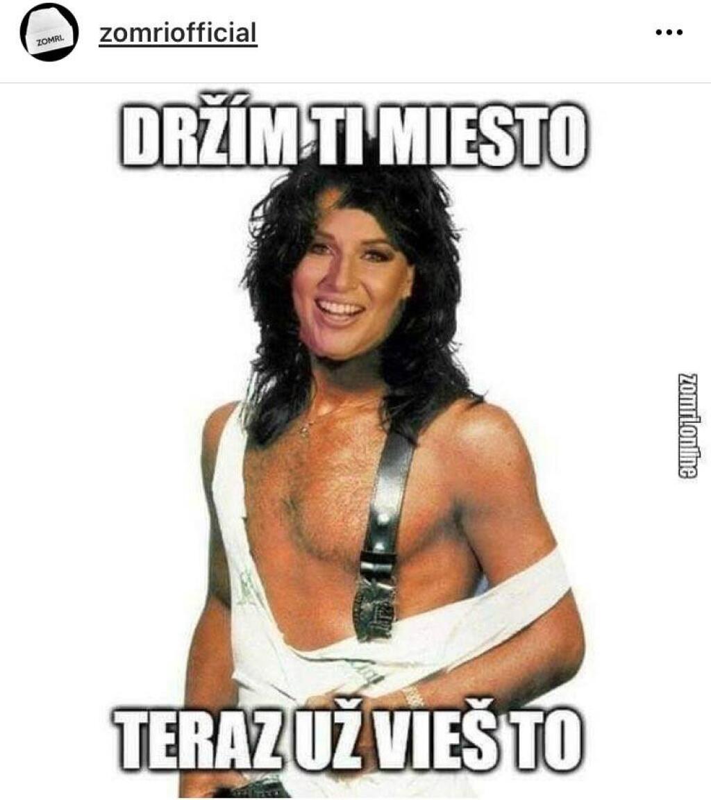 Nedrží, vzala ho...