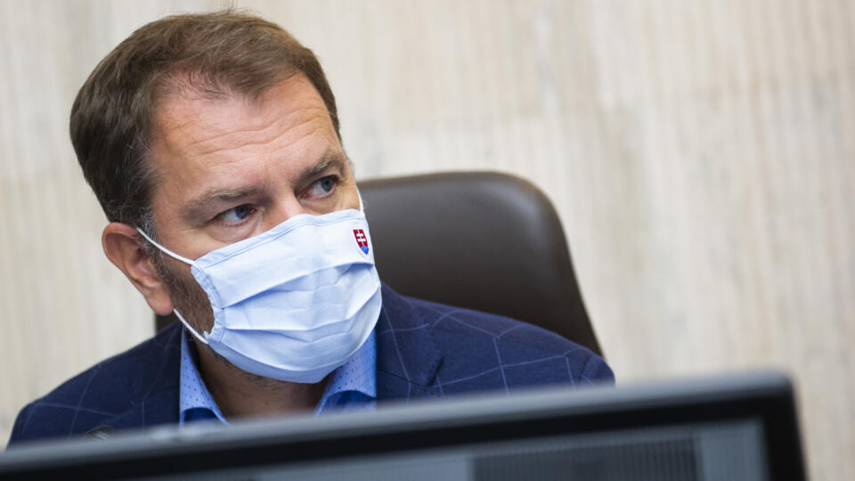 Na snímke podpredseda vlády a minister financií SR Igor Matovič (OĽaNO) počas rokovania 29. schôdze vlády SR 8. septembra 2021 v Bratislave. FOTO TASR - Jakub Kotian