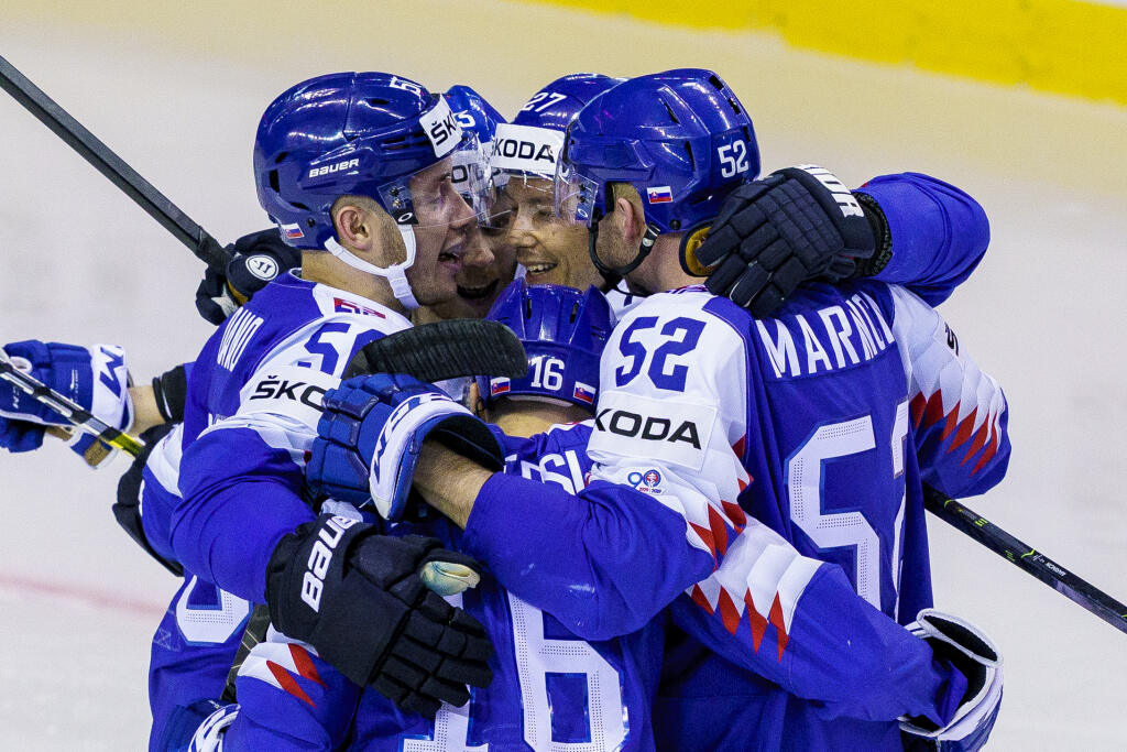 Na snímke Marko Daňo počas zápasu A skupiny hokejových Majstrovstiev sveta IIHF 2019 medzi reprezentáciami Slovenska a Kanady.
