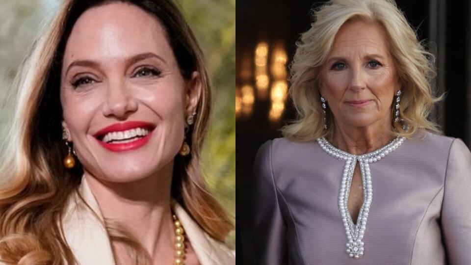 Angelina Jolie v Bielom dome zatienila Jill Biden.