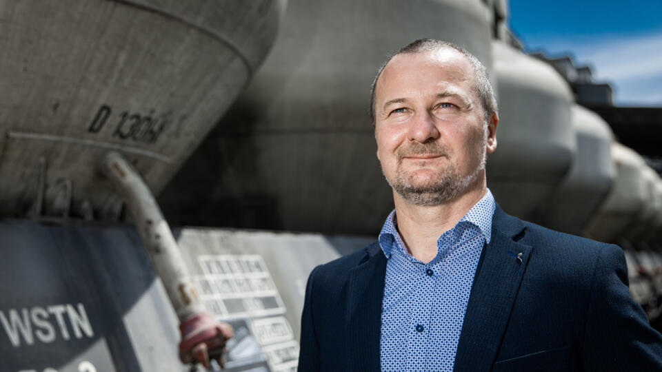 Martin Kebísek, predseda predstavenstva cementárskej fabriky v Hornom Srní.