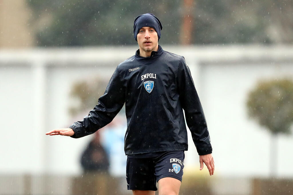 Taliansky futbalista z tímu Empoli Antonino La Gumina.