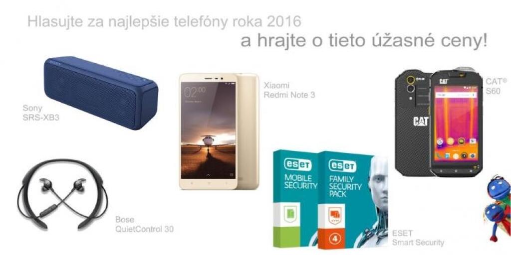 Vyhrajte skvelé ceny v ankete Mobil roka 2016 powered by O2